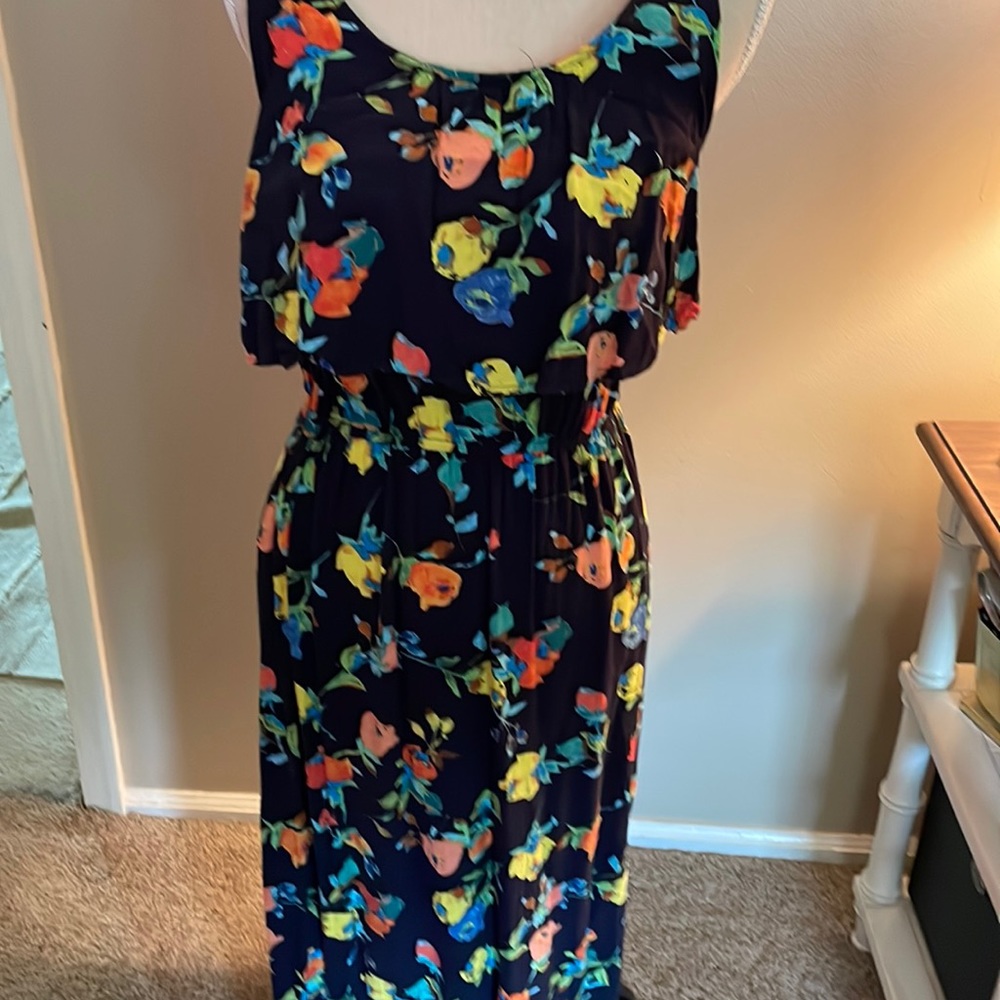 Maxi floral summer dress